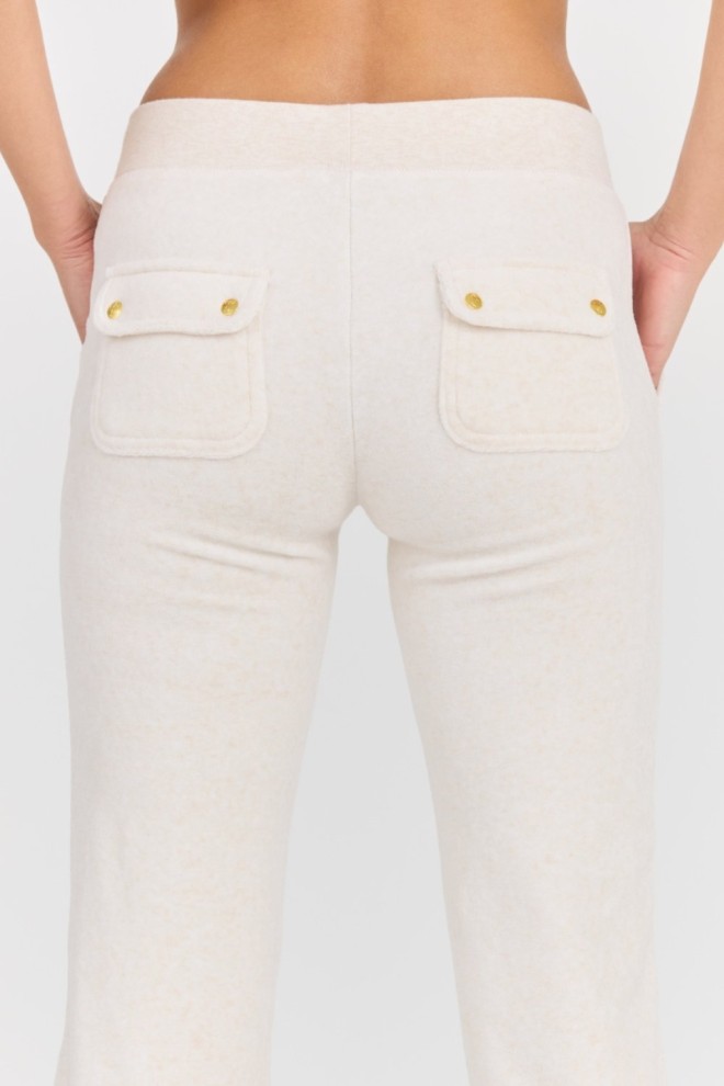 JUICY COUTURE Pantaloni de trening bej pentru femei Del Ray Gold HW