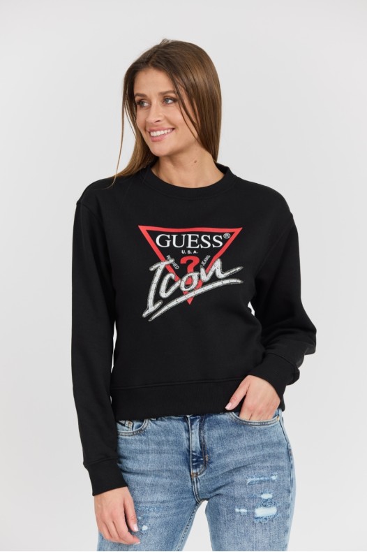 GUESS Tricou negru pentru...