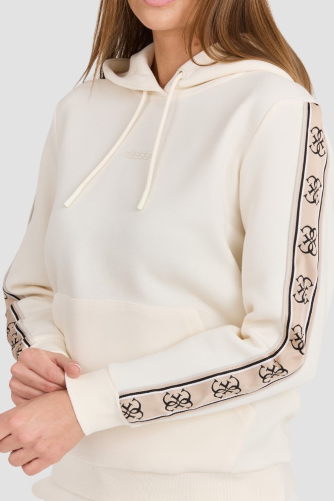 GUESS Beige Women's Carla Hooded Sweatshirt