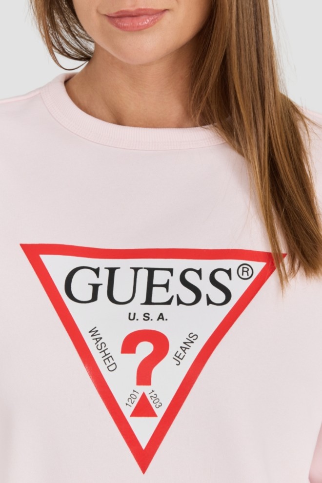 GUESS Roz femei mari logo-ul Original Fleece hanorac