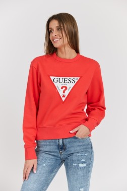 GUESS Czerwona damska bluza...