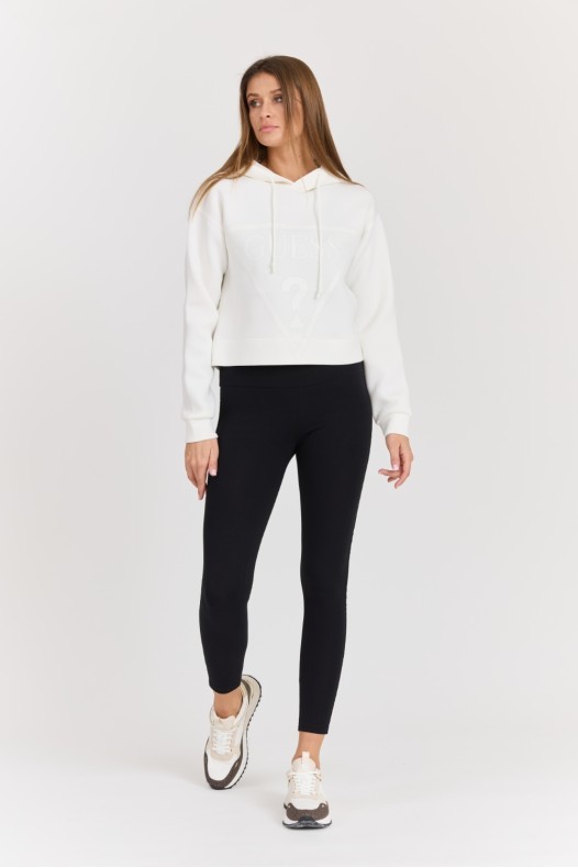 Hanorac alb GUESS New Alisa...