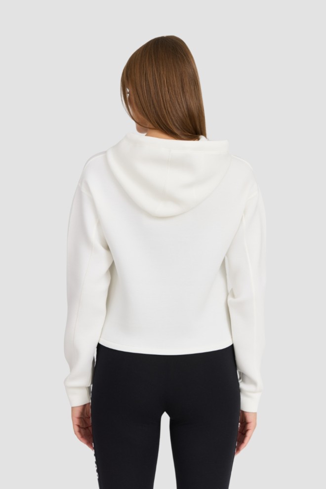 GUESS White women's New Alisa sweatshirt with large logo