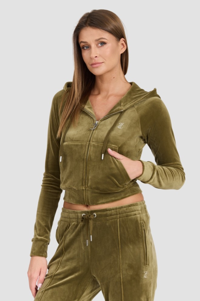 Hanorac verde Madison pentru femei JUICY COUTURE 