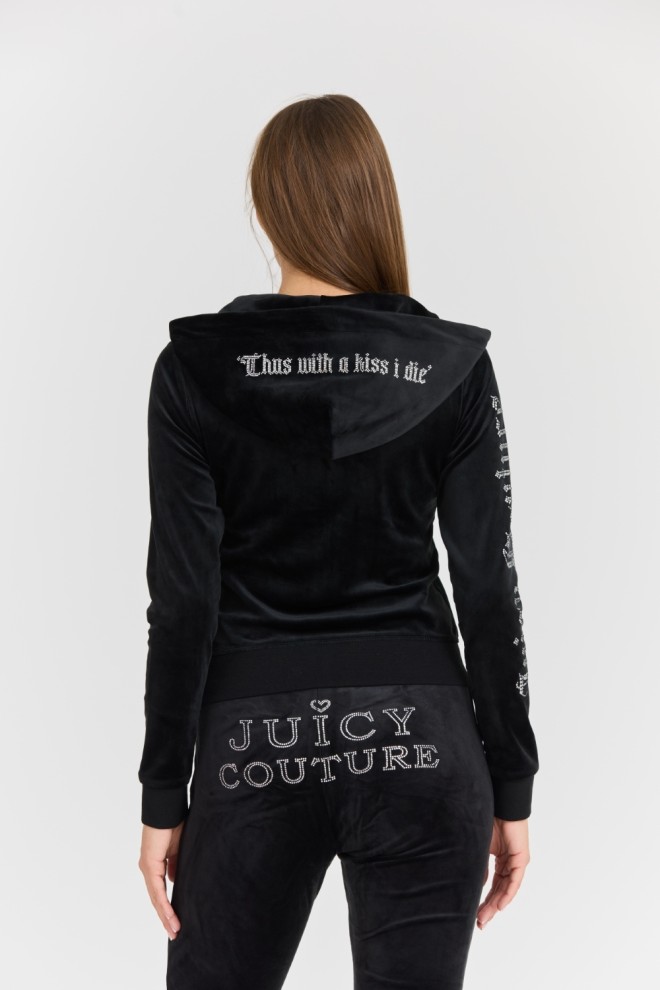 Жіноча толстовка JUICY COUTURE чорного кольору зі Святим Серцем Робертсон