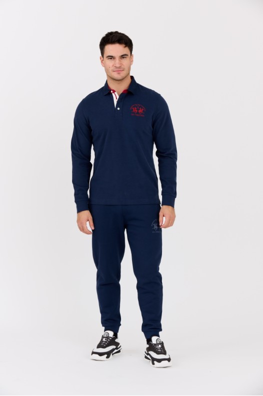 LA MARTINA Navy blue men's...