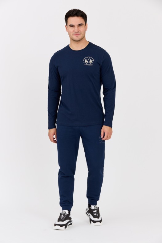 LA MARTINA Navy blue men's...