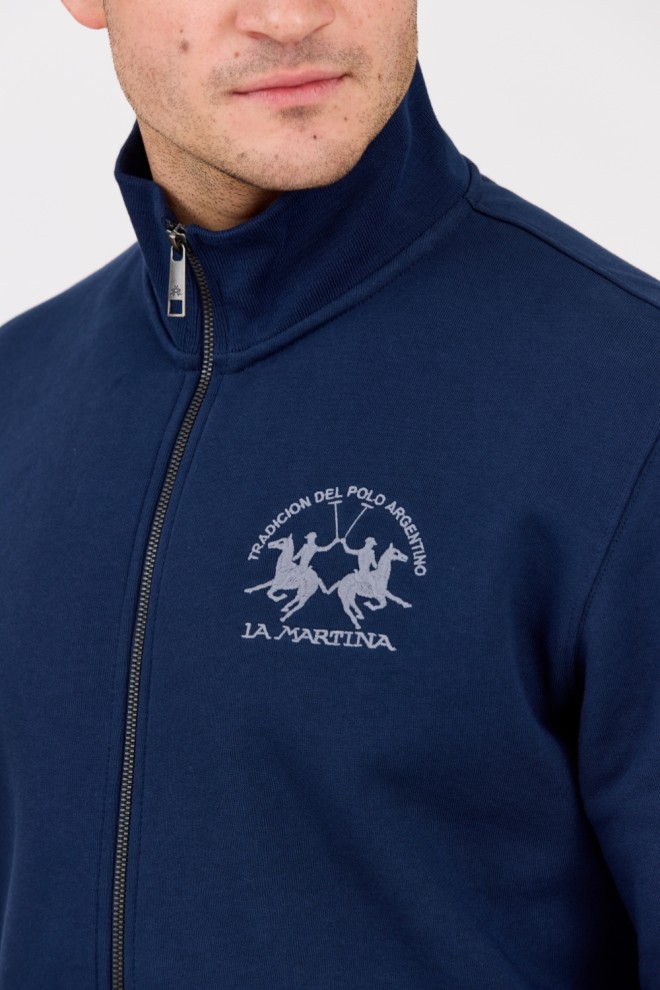 LA MARTINA Hanorac albastru marin pentru bărbați