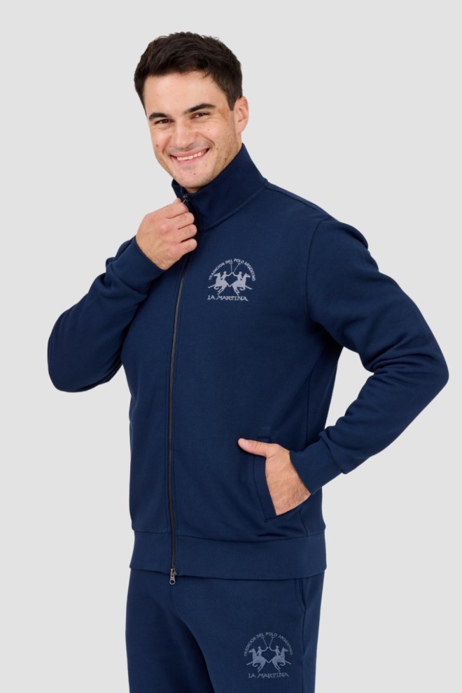 LA MARTINA Hanorac albastru marin pentru bărbați