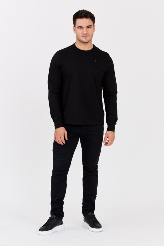 DIESEL Czarny longsleeve...