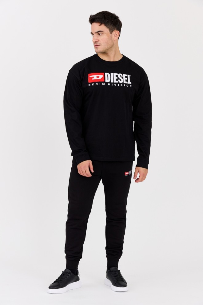 DIESEL Czarny longsleeve męski T-BOXT-LS-DIV