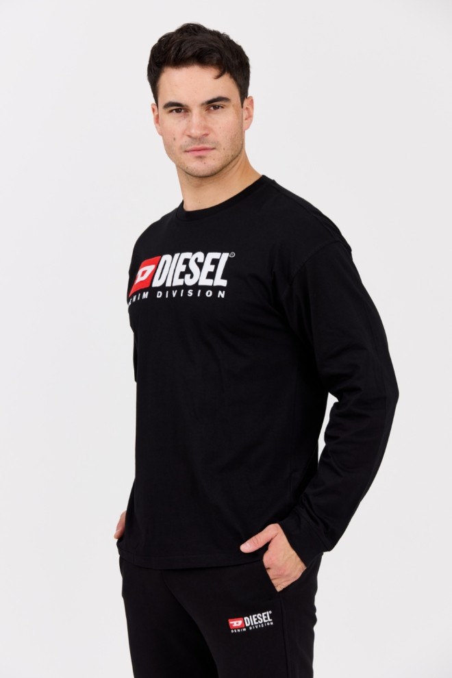 DIESEL Black men's longsleeve T-BOXT-LS-DIV