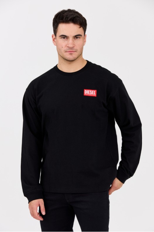 DIESEL Czarny longsleeve...