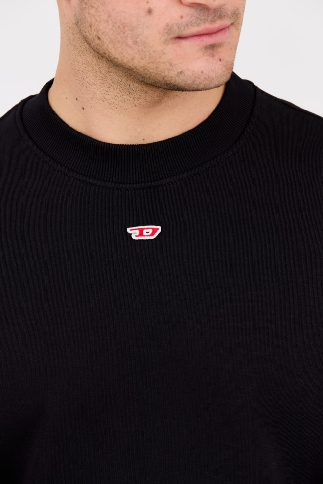 DIESEL Tricou negru pentru bărbați S-BOXT-D