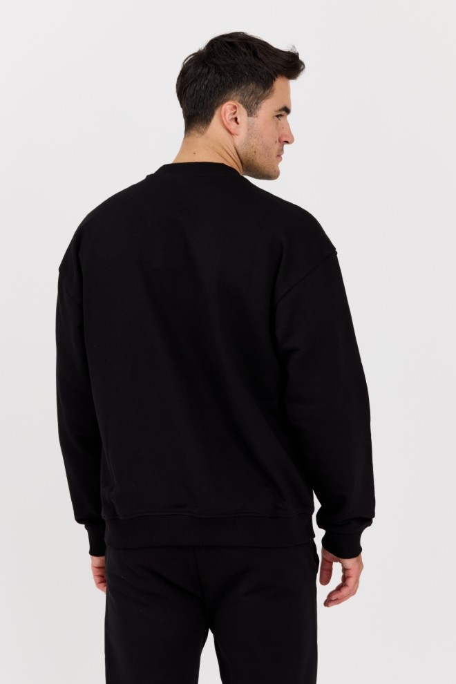 DIESEL Tricou negru pentru bărbați S-BOXT-D