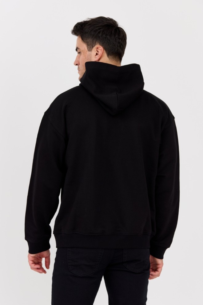 DIESEL Black men's hoodie S-ROB-HOOD-MICRODIV