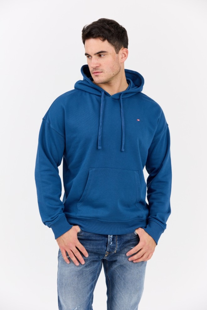 DIESEL Blue men's sweatshirt S-ROB-HOOD-MICRODIV