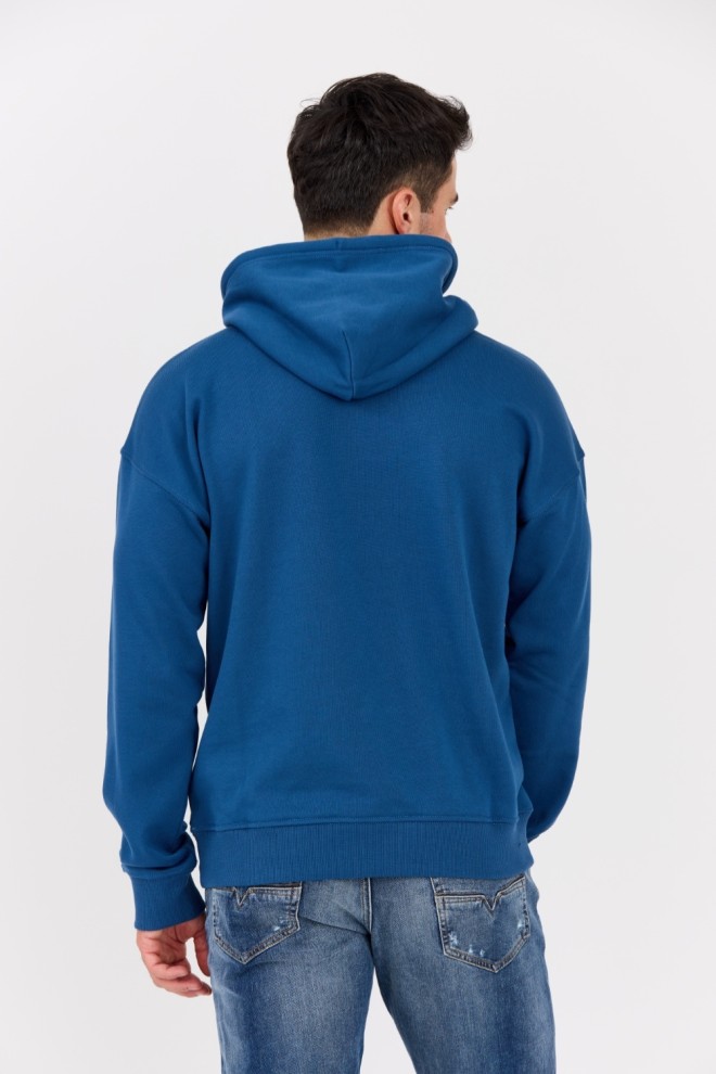 DIESEL Blue men's sweatshirt S-ROB-HOOD-MICRODIV