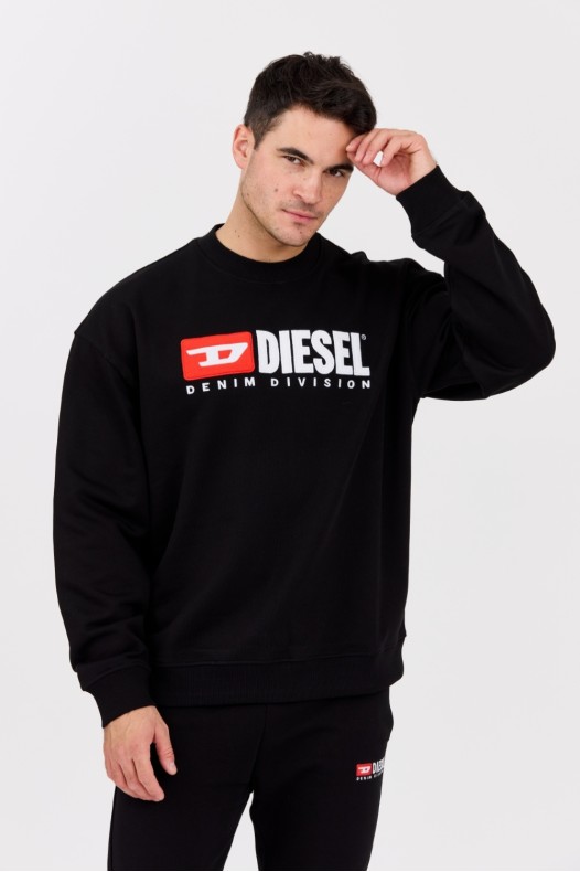 DIESEL Czarna męska bluza...