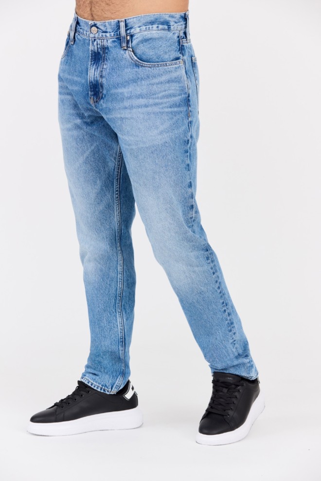 CALVIN KLEIN Blue Bărbați Slim Straight Jeans