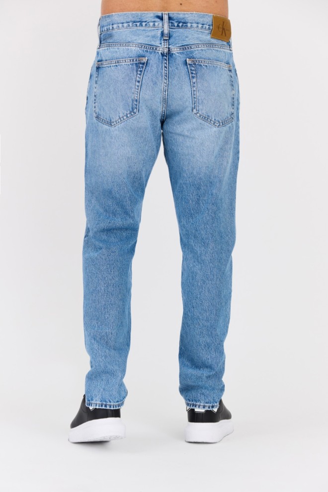 CALVIN KLEIN Blue Bărbați Slim Straight Jeans