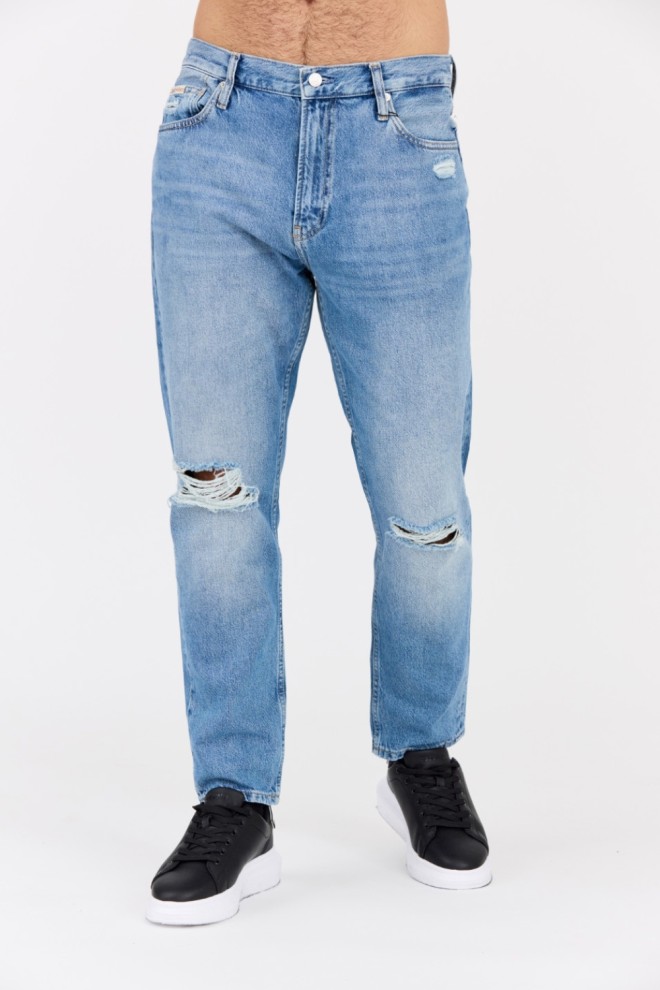 CALVIN KLEIN Blue men's Dad Jean jeans