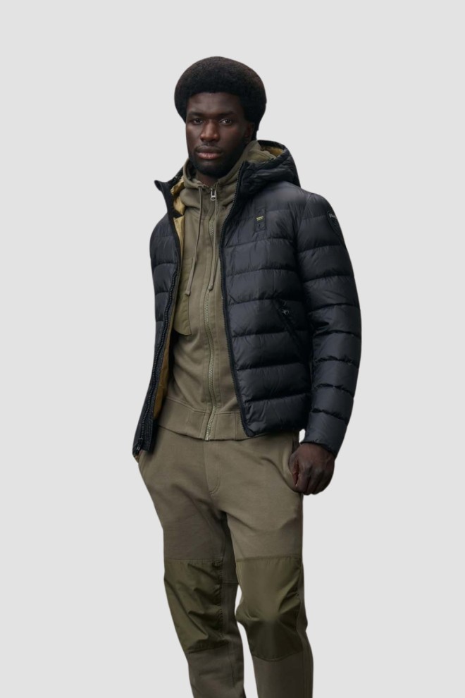 BLAUER Czarna kurtka męska Acton Short Jackets