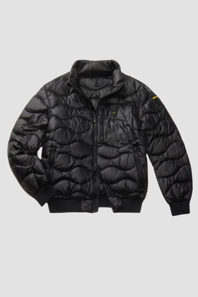 BLAUER Czarna kurtka męska Daniel Short Jackets