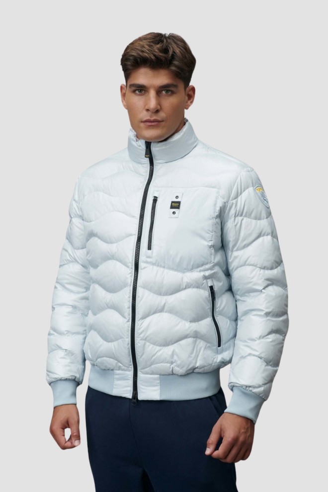 BLAUER Błękitna męska kurtka Daniel Short Jackets