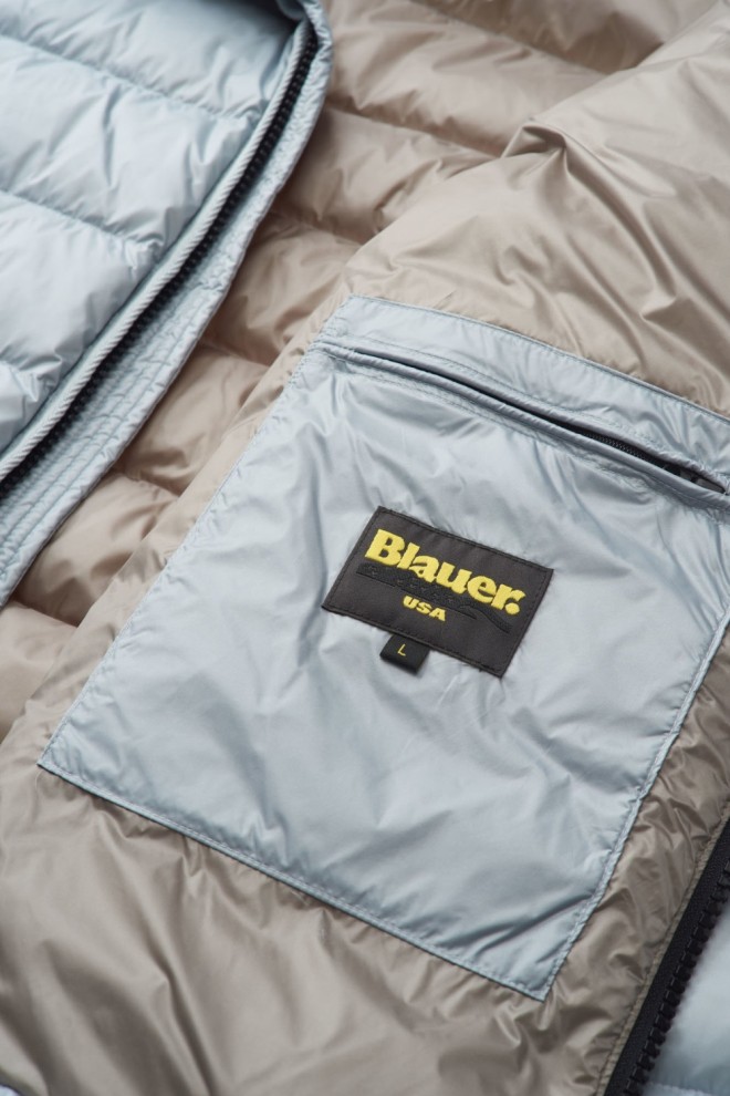 BLAUER Błękitna kurtka męska Acton Short Jackets