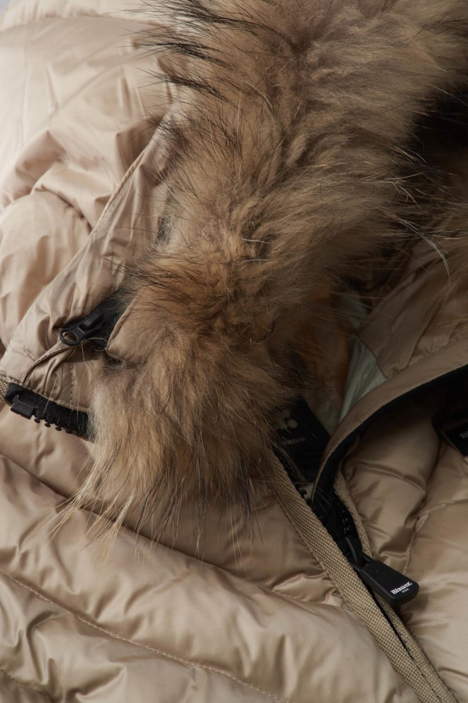 Jachete scurte pentru femei BLAUER Alicia Beige