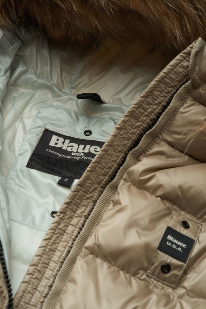 BLAUER Bej Femeii Kristin Raincoat Jachete lungi