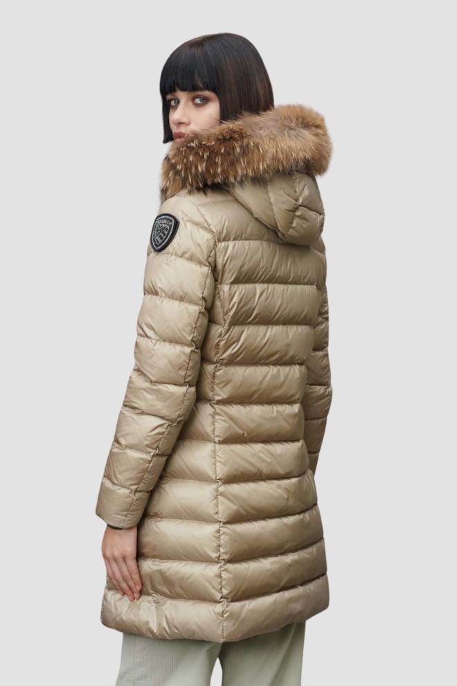 BLAUER Bej Femeii Kristin Raincoat Jachete lungi