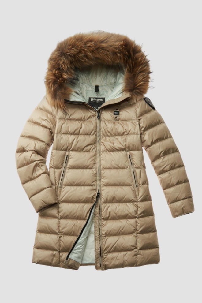 BLAUER Bej Femeii Kristin Raincoat Jachete lungi