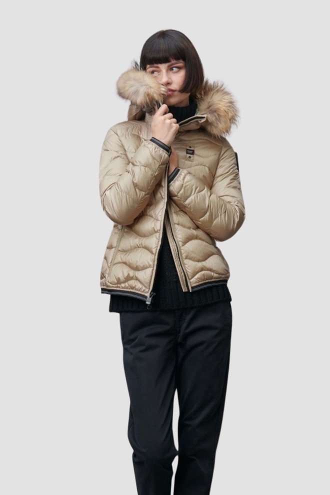 Jachete scurte BLAUER Bej pentru femei Aldie