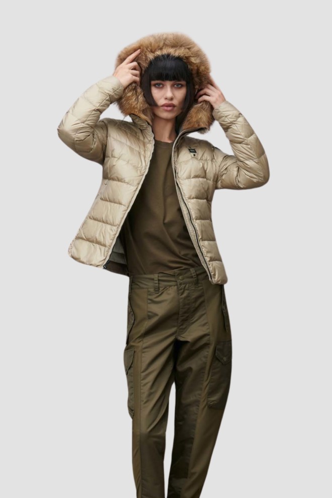 Jachete scurte BLAUER Beige Arcadia pentru femei