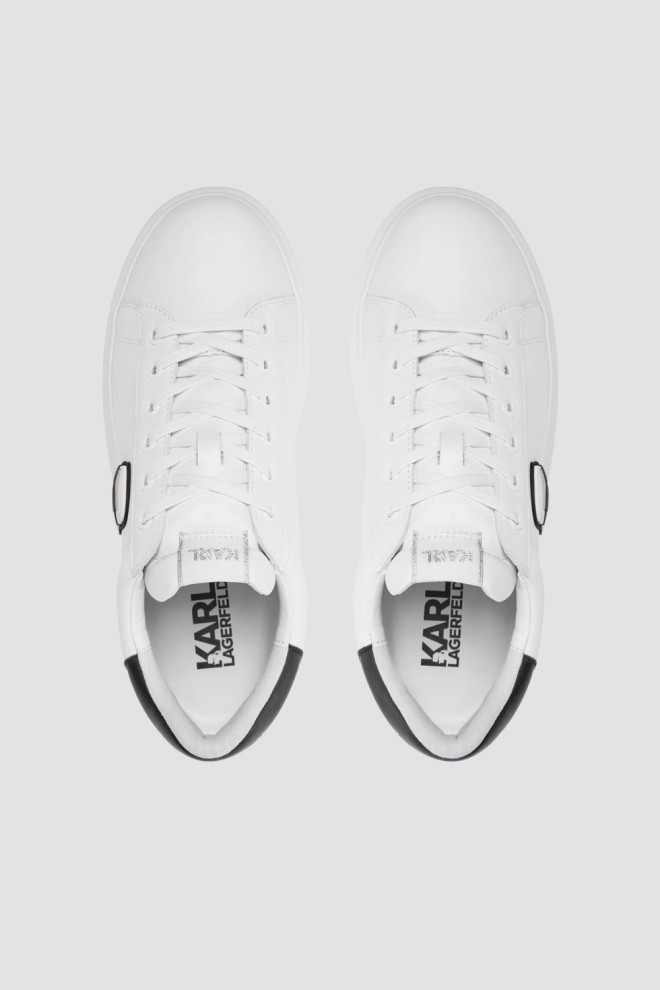 KARL LAGERFELD White Kapri Nft Lo Lace sneakers