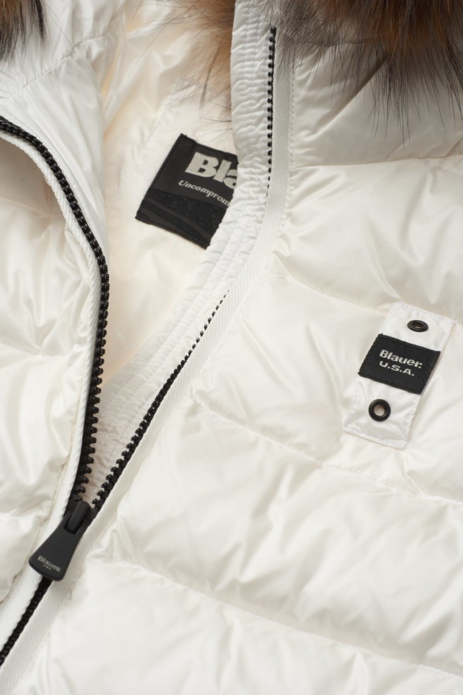 BLAUER White Haina de ploaie Kristin pentru femei Jachete lungi