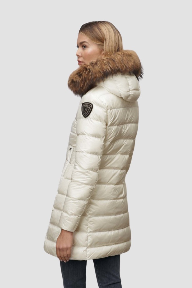 BLAUER White Haina de ploaie Kristin pentru femei Jachete lungi