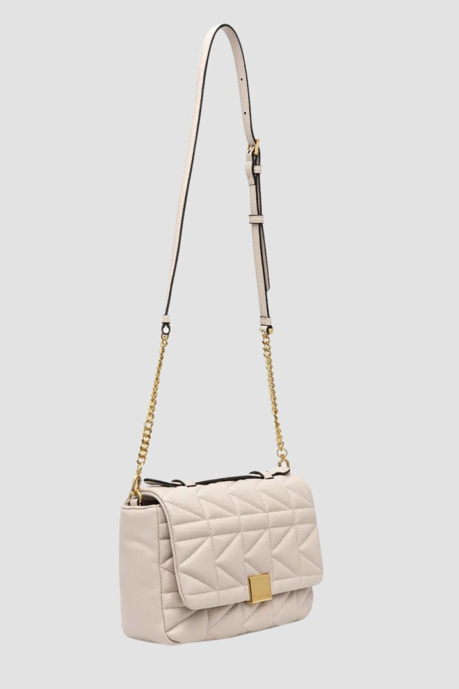 KARL LAGERFELD Beżowa damska torebka Handle Cb