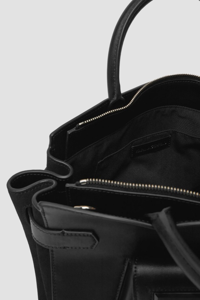 KARL LAGERFELD Geantă neagră pentru femei Ikon/k Md Tote