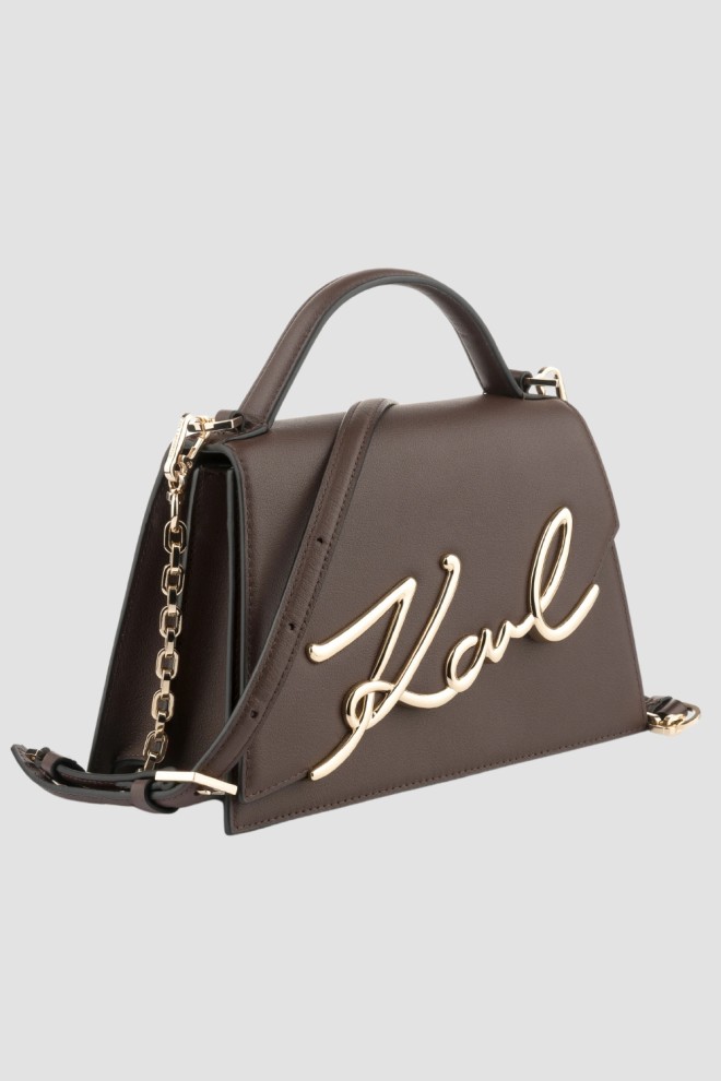 KARL LAGERFELD Chocolate Women's Crossbody Handbag