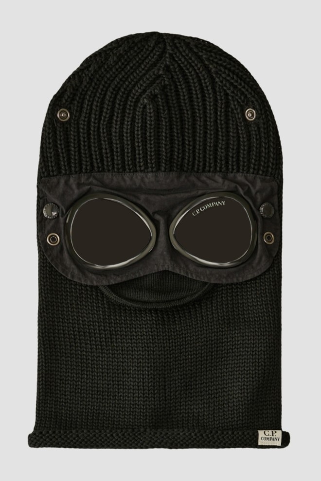 C.P. COMPANY Black Balaclava Ski Mask Cap