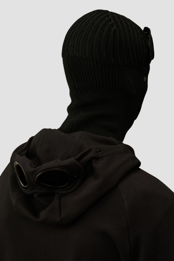 C.P. COMPANY Black Balaclava Ski Mask Cap