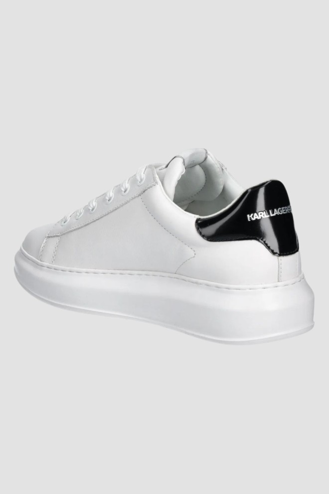 KARL LAGERFELD White men's KAPRI MENS Maison Karl Lace sneakers