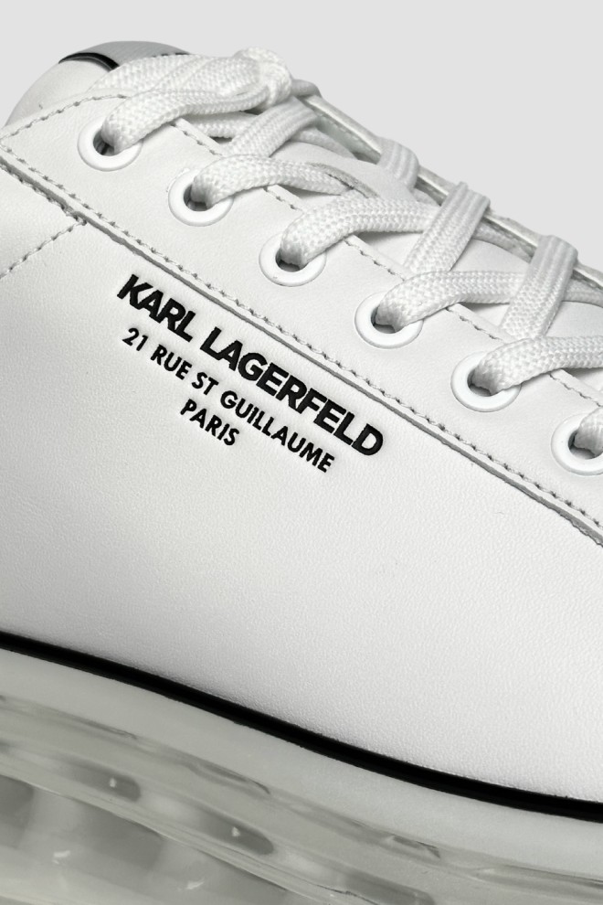 KARL LAGERFELD White men's KAPRI KUSHION RSG Lo Lace sneakers