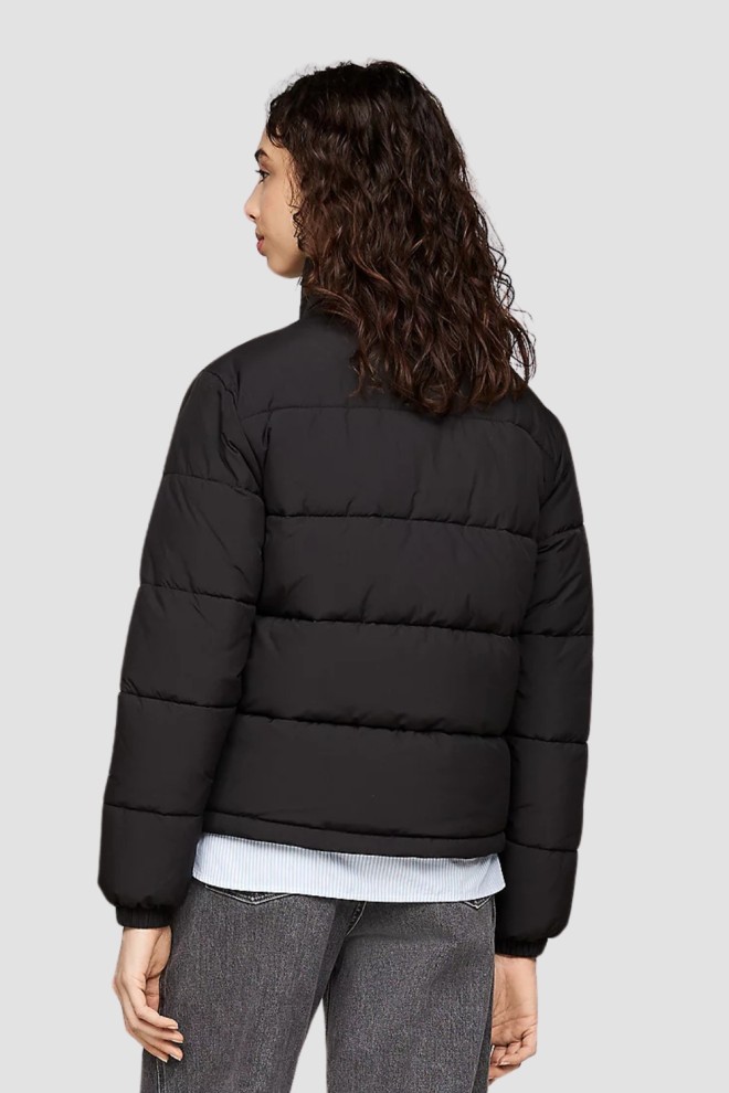 TOMMY JEANS Black quilted women's jacket