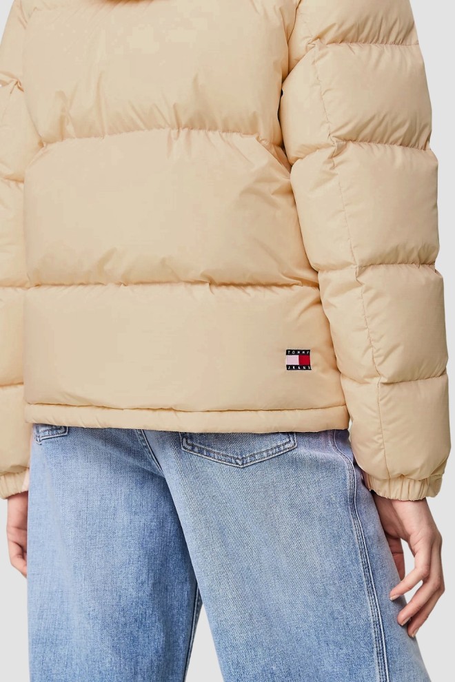 TOMMY JEANS Jachetă matlasată galbenă pentru femei