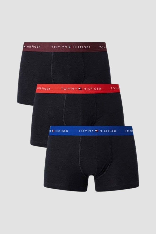 Чоловічі темно-сині труси-боксери TOMMY HILFIGER комплект 3PACK