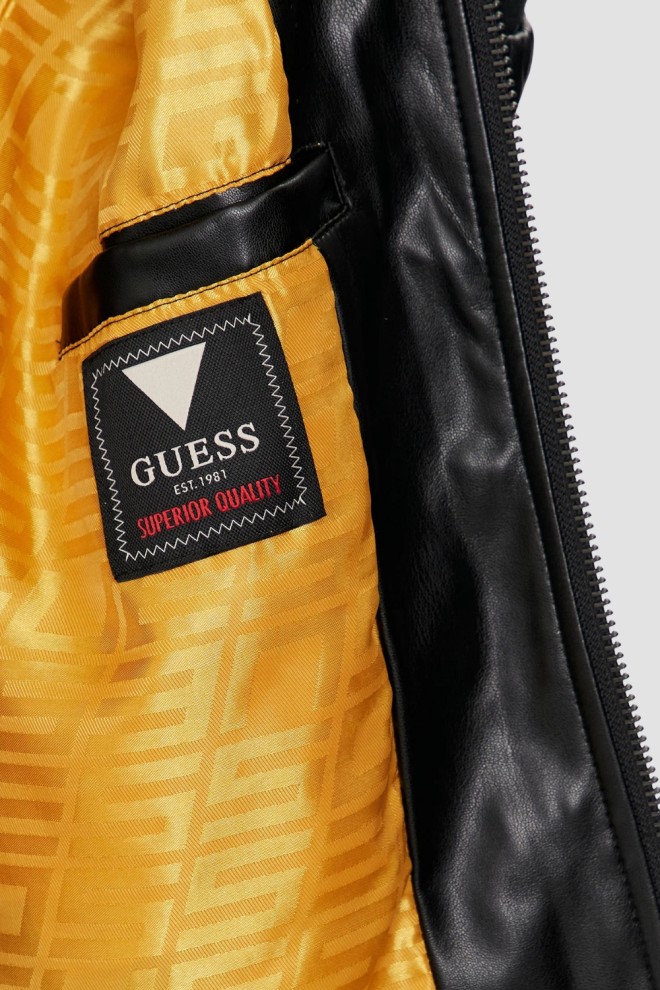 Чоловічий районний бомбер GUESS зі штучної шкіри